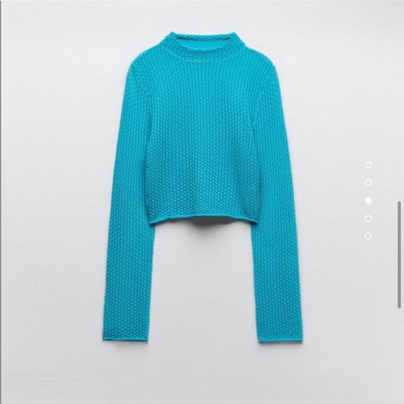 Zara 2-Piece Pointelle knit sweater and Skirt Set - Picture 4 of 12